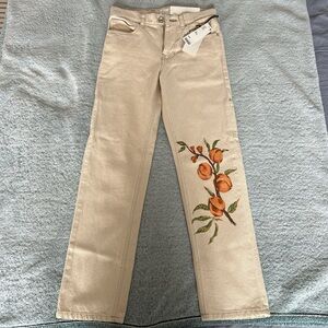 BDG Cream Carpenter Pants